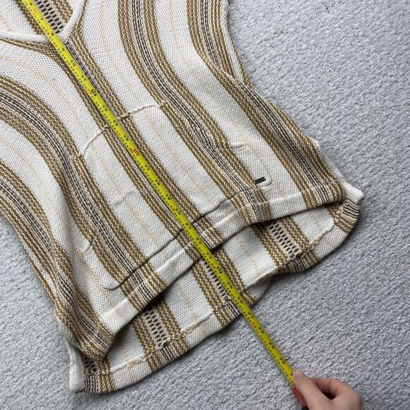 Y2K O'neil Surf Hoodie Boho Multicolor Striped Knit Women Sz XS Skater Goth Emo - Picture 8 of 15